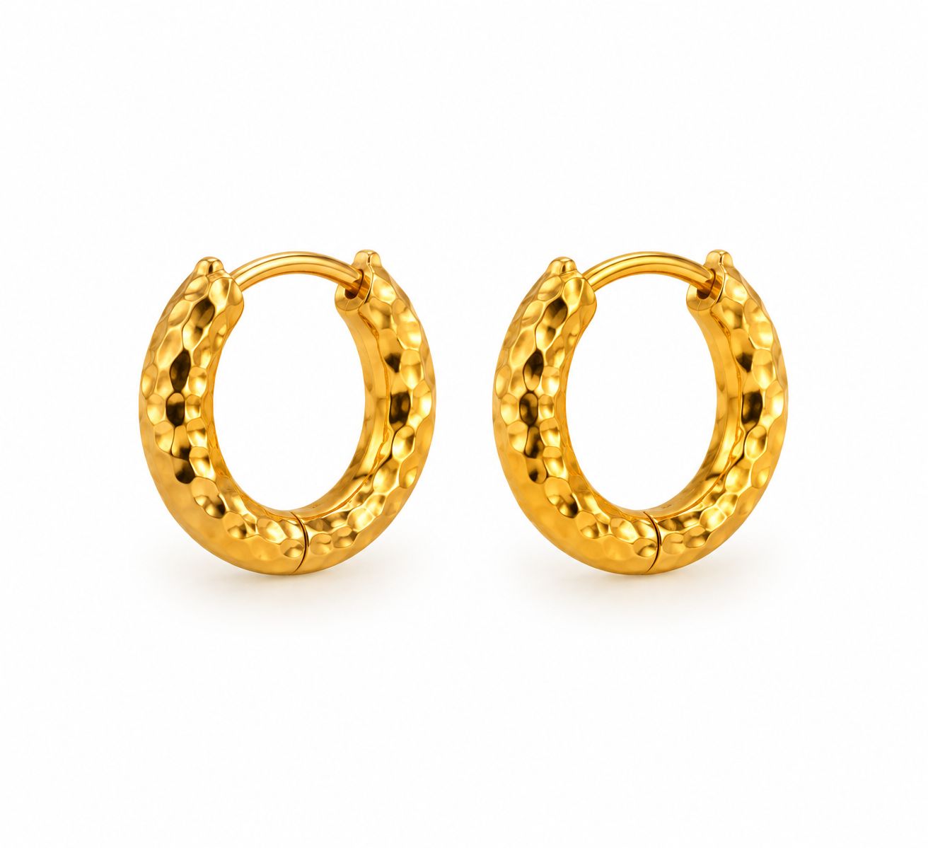 Hoop Earrings Small Gold