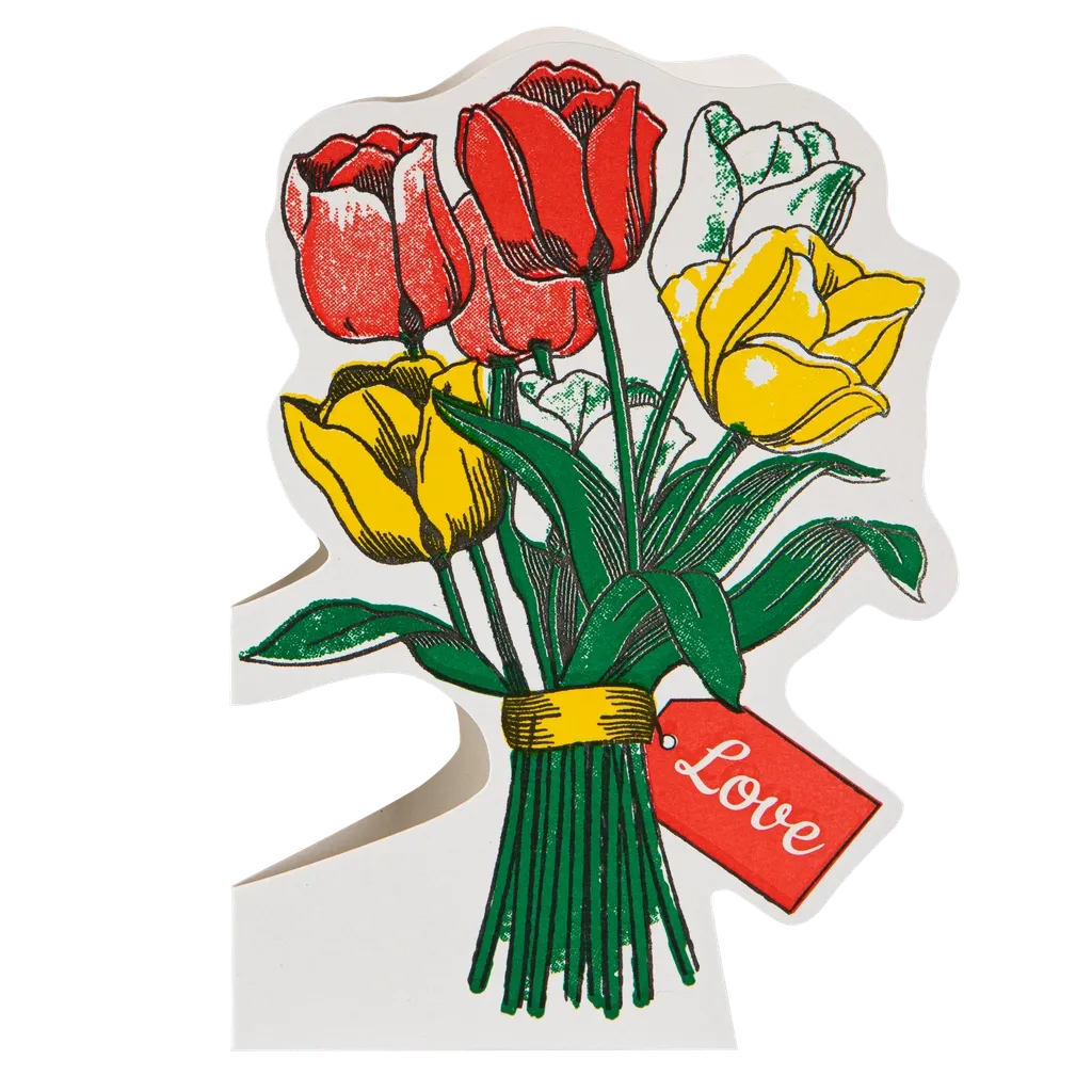 Card - Cut Out, Model: Tulips