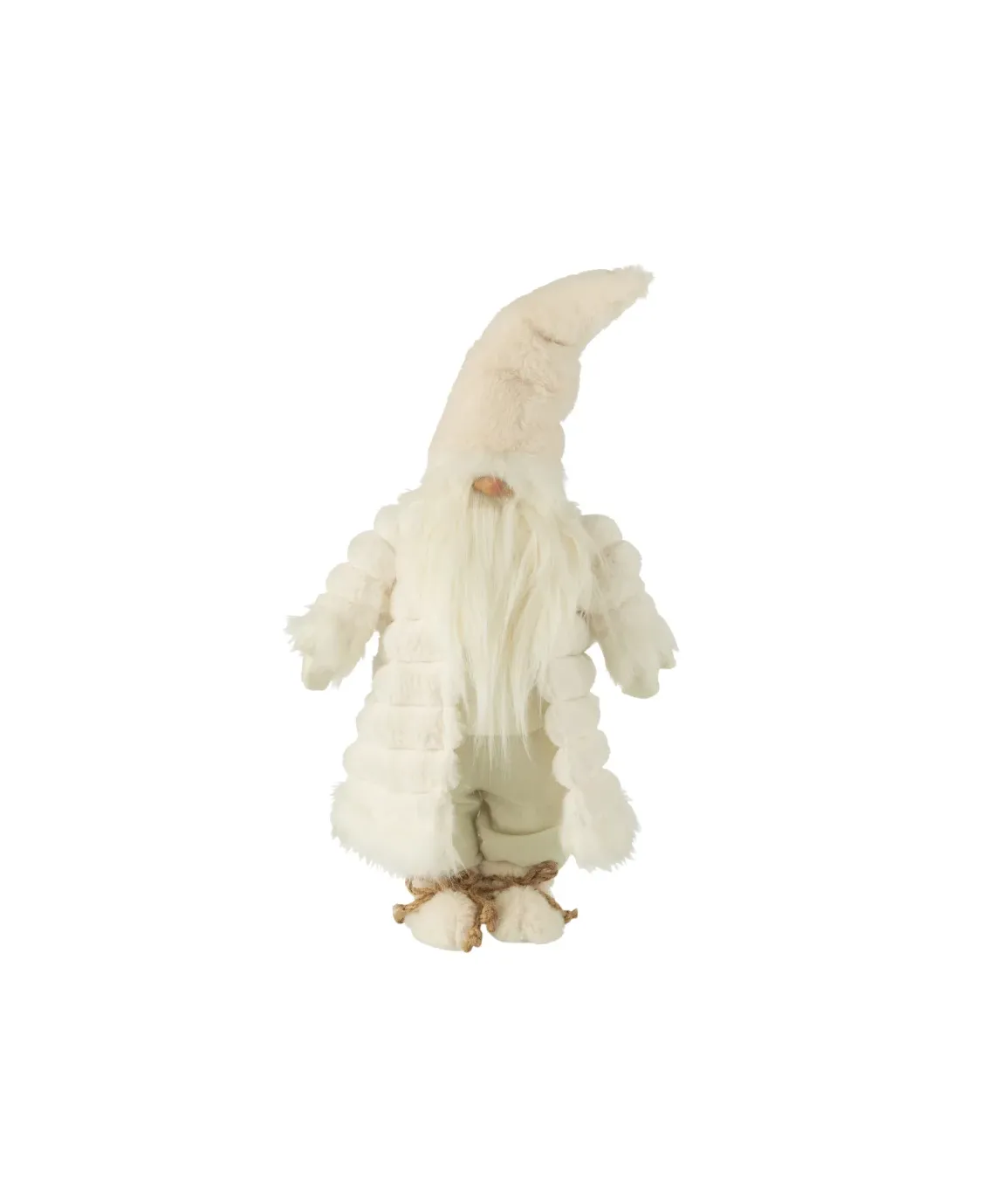 Gnome Padded Coat Textile Cream/Brown Small