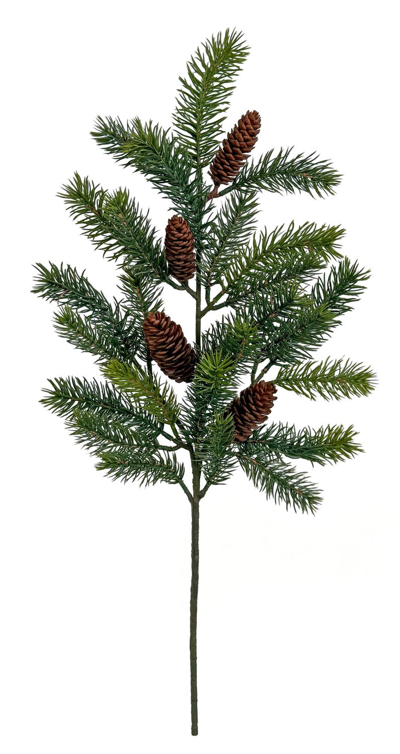 Fir branch with cones 65cm