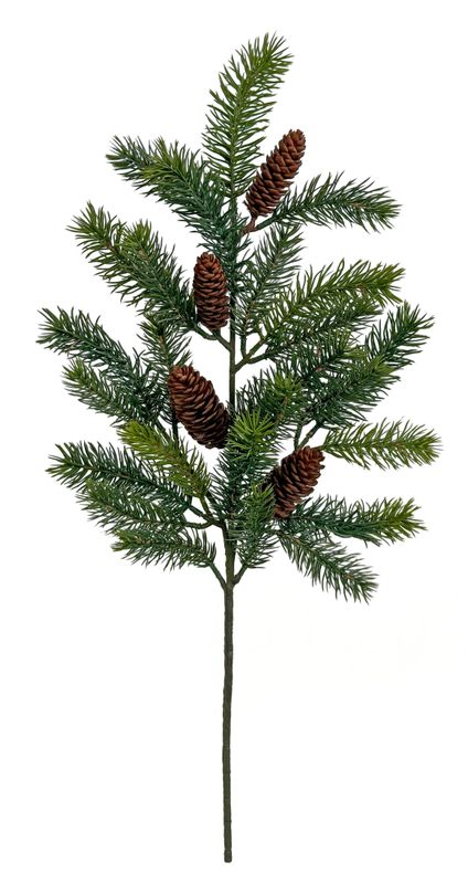 Fir branch with cones 65cm