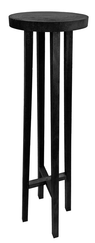 Wooden Stool Black