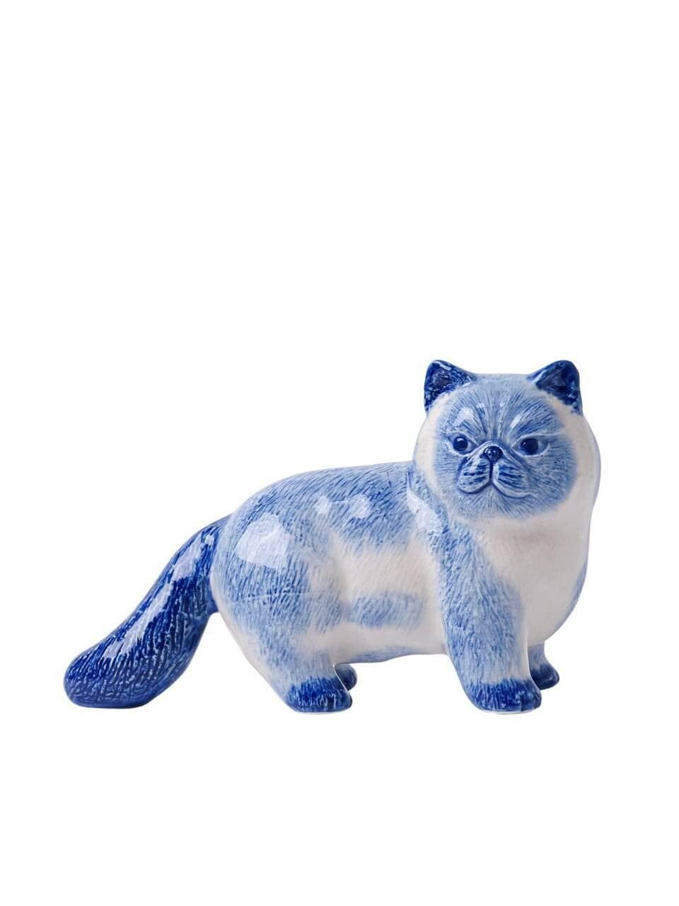 Delft blue cat