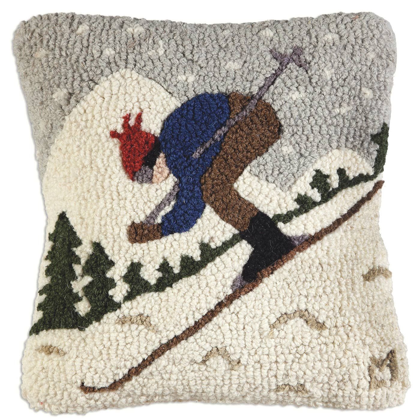 Downhill Skier - 14" x 14"