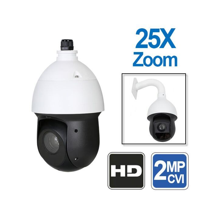 1080P HD Night Vision PTZ Camera — 25× Zoom &amp; Pan‑Tilt‑Zoom Control