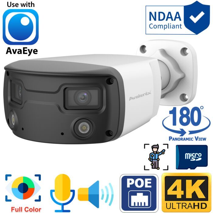 180° Panoramic Outdoor PoE Camera – AvaEye