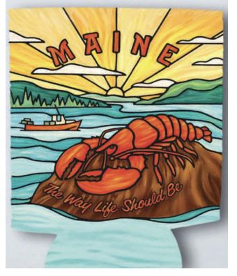 Stained Glass Lobster Coolie MSC0169