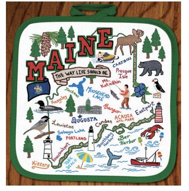 Maine Map Potholder MSC0123