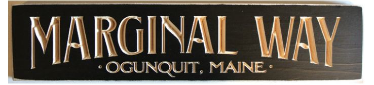 Marginal Way Sign MSC0240