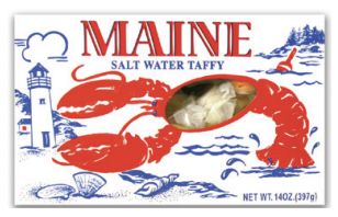 Maine Salt Water Taffy Assorted Box MSC0224