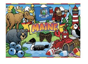 Maine Kids Puzzle MSC0302