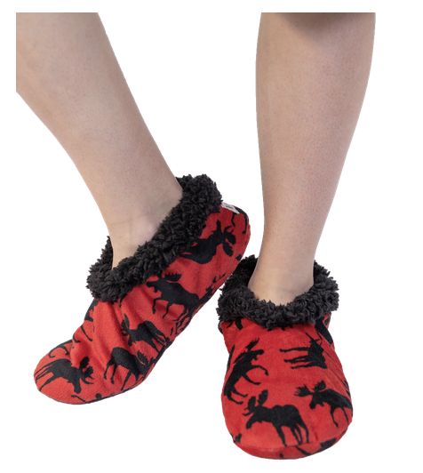 Moose Fuzzy Feet Slipper LAZ0065