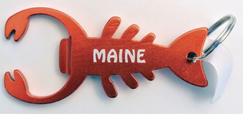 Lobster Bottle Opener Keychain MSC0030