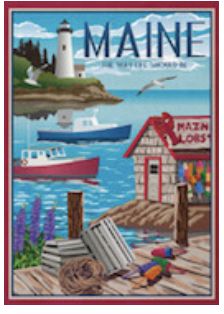 Fishing Village Magnet MSC0020