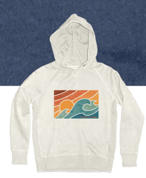 Grow Old Wave Ogunquit Hoodie LAK0015