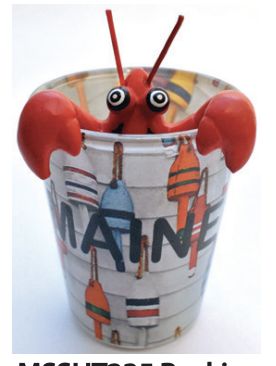 Peeking Lobster Shot Glass MSC0059