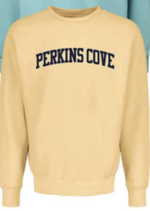 Perkins Cove Applique Crew  MVS0039