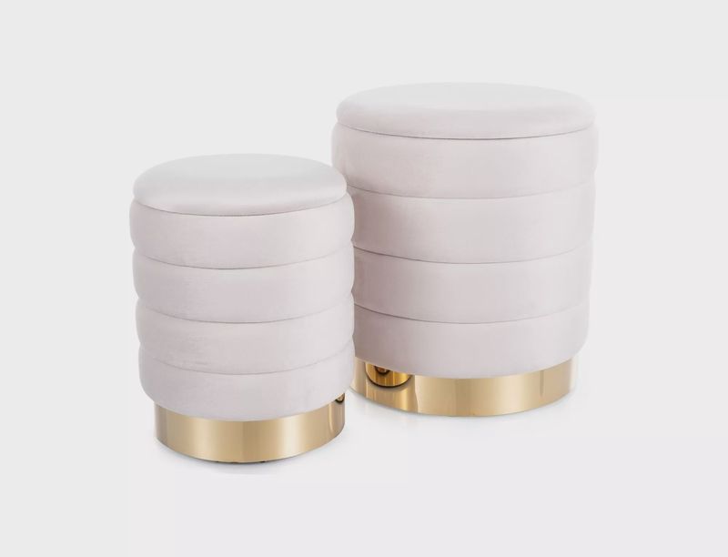 Puf Britta Velvet (Zestaw)