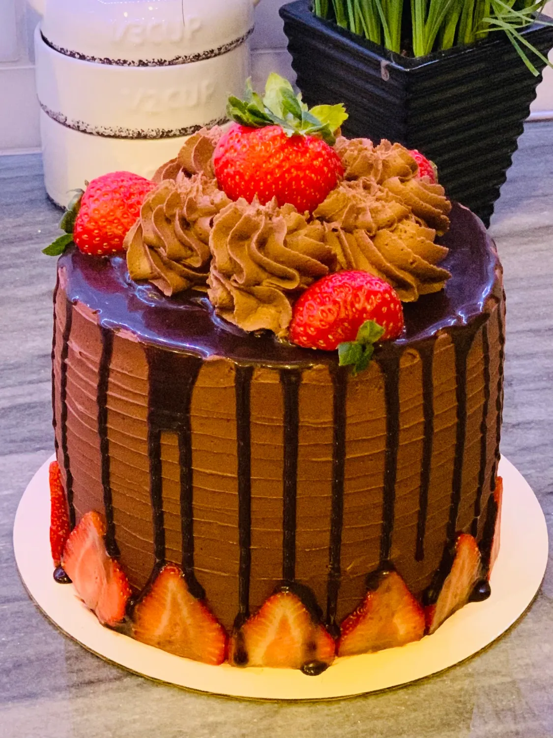 Chocolate Strawberry Cake
