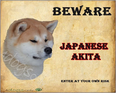 Waakbord Akita