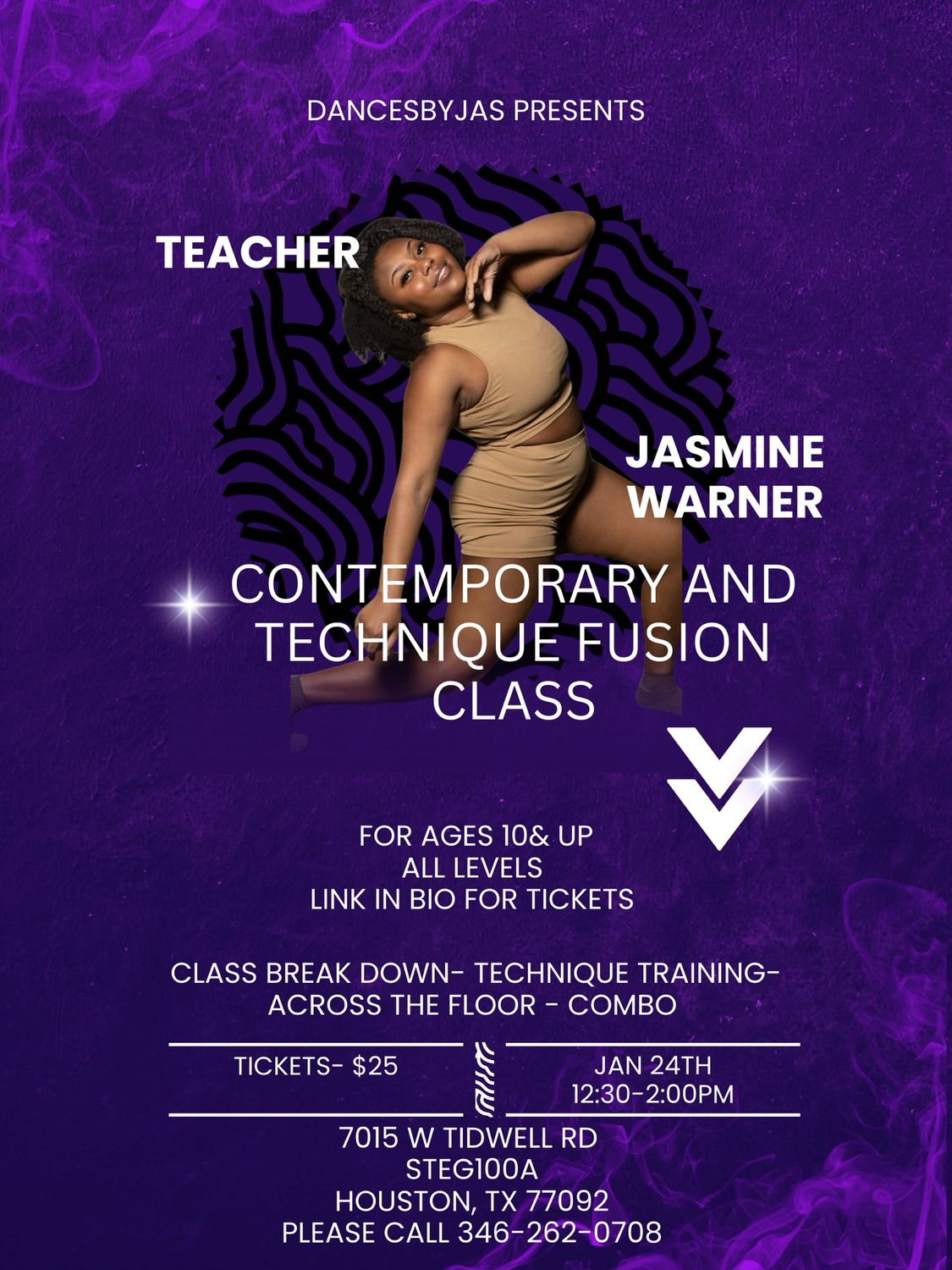 Contemporary &amp; Technique Fusion (Jan24.) 12:30-2:00pm