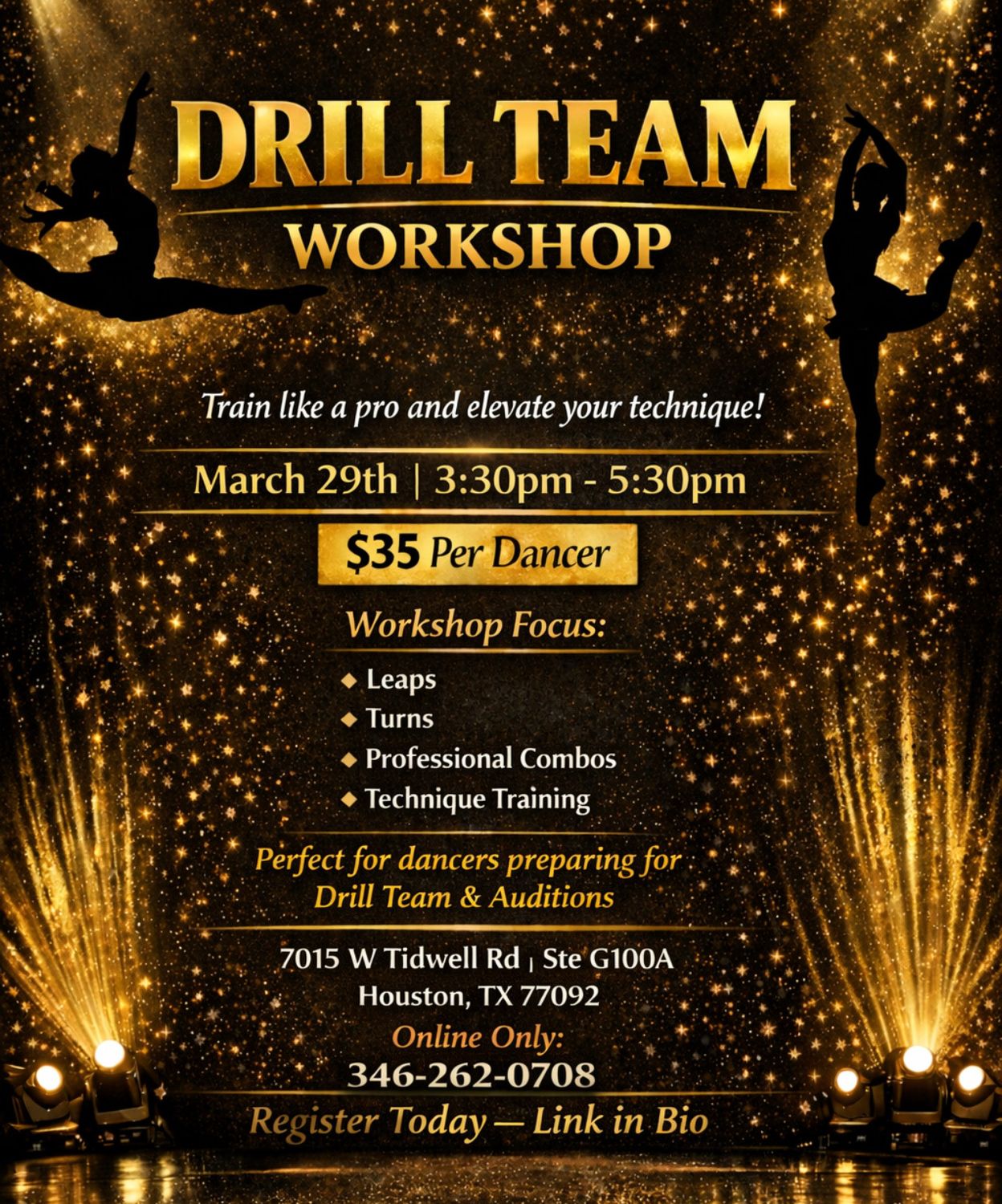 Drill Team Prep March 29th 3:30-5:30