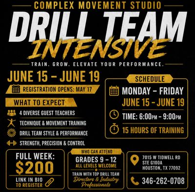 Drill Team Intensive Advance Level