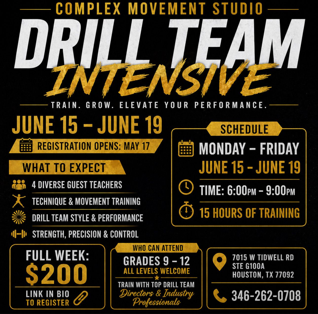 Drill Team Intensive Intermediate level