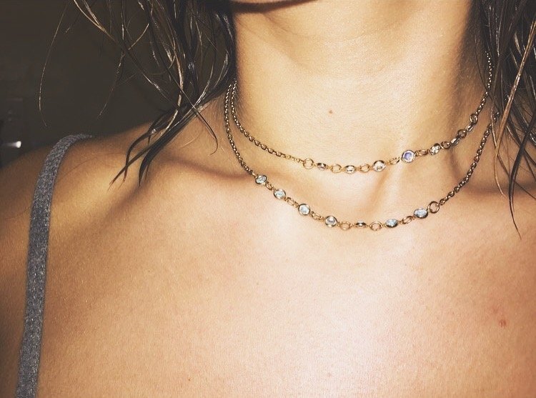 Crystal Birthstone Choker