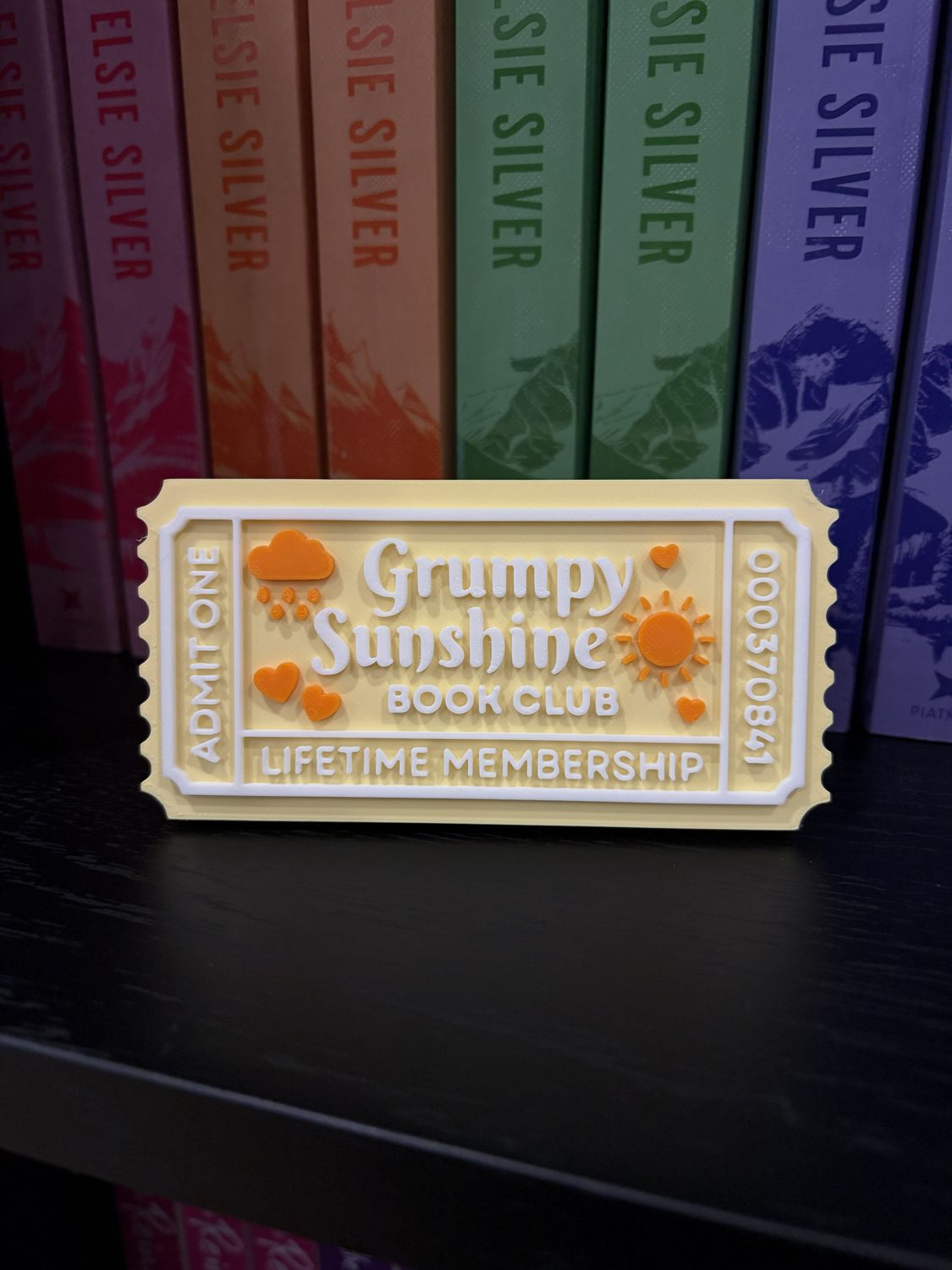 GRUMPY SUNSHINE BOOK CLUB TICKET