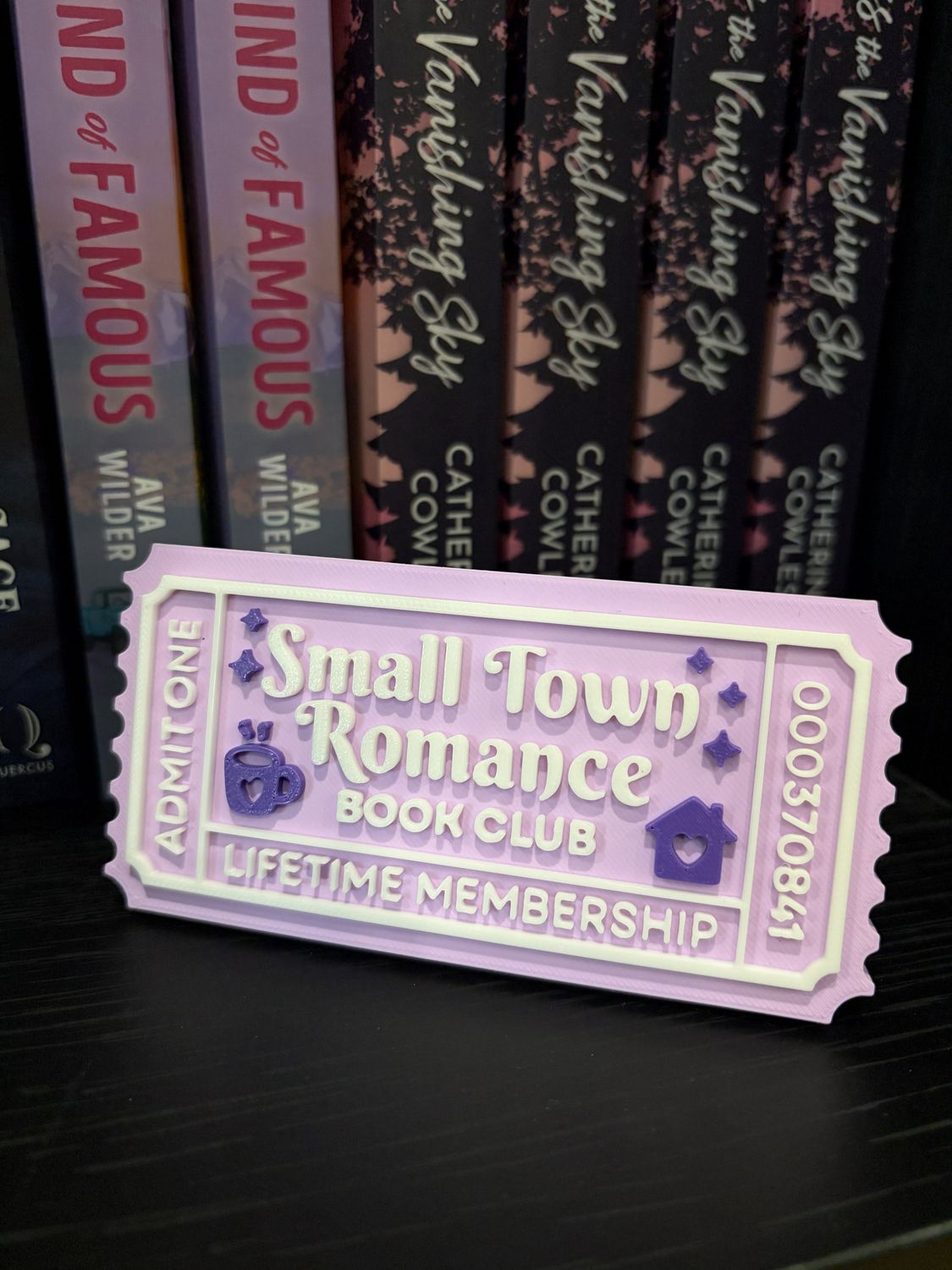 SMALL TOWN BOOK CLUB TICKET