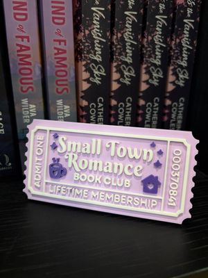 SMALL TOWN BOOK CLUB TICKET