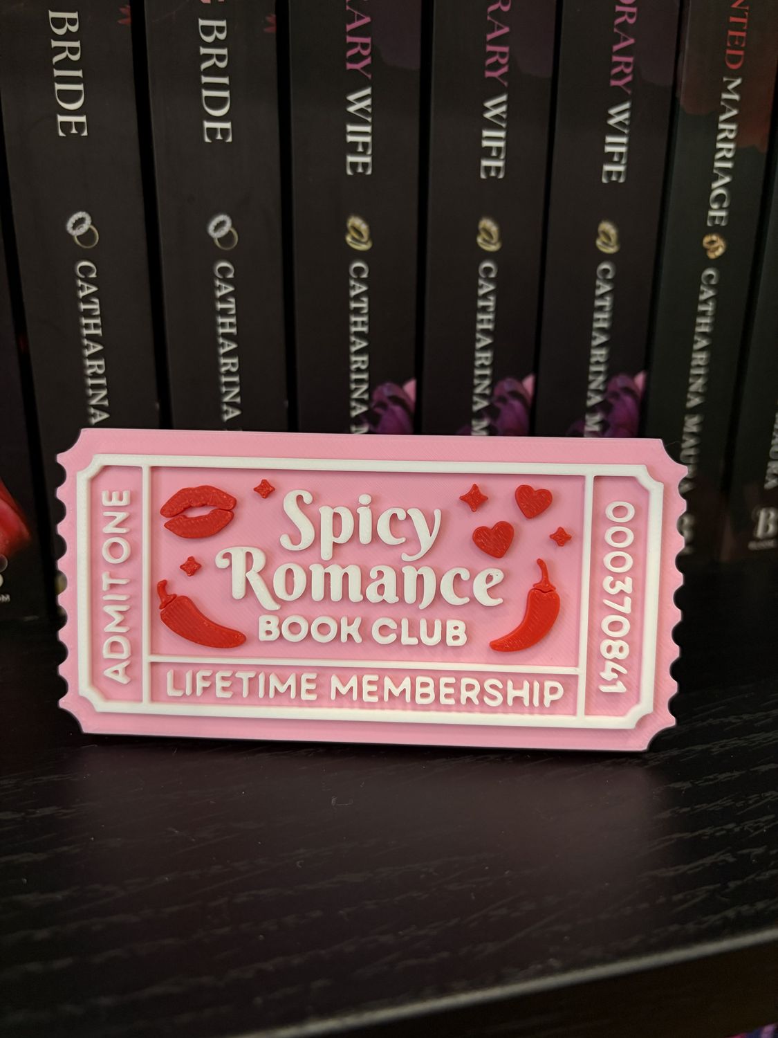 SPICY ROMANCE BOOK CLUB TICKET