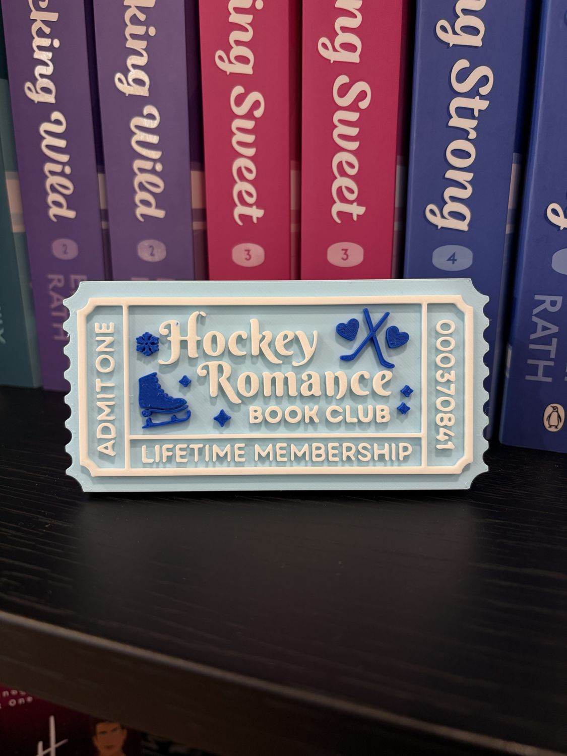 HOCKEY ROMANCE BOOK CLUB TICKET