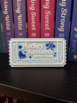 HOCKEY ROMANCE BOOK CLUB TICKET
