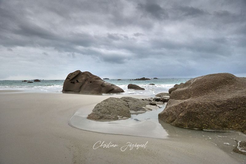 Marée Montante sur Roc'h Ar Conk