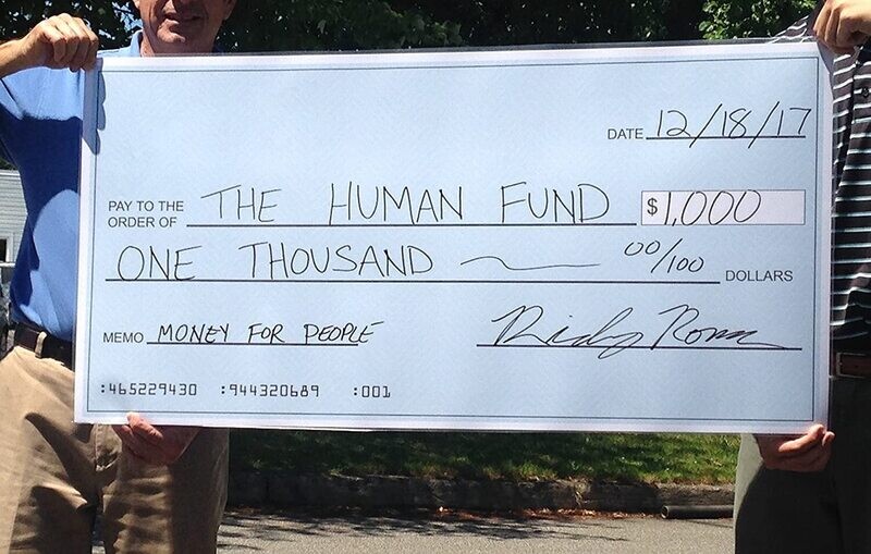 Huge Dry Erase Blank Presentation Check, Reusable Big Checks 24&quot; x 48&quot;