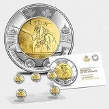 Canada. Elizabeth II. 2016. 2 Dollars. RCM set of 5 coins. Series: World War II. #01. Battle of the Atlantic. Ni, Cu, Al. 7.30 g., Proof-Like