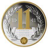 Canada. Elizabeth II. 2018. 1 Dollar. 11.11.1918-2018. 100 Years of the End of World War I. 0.999 Silver 0.745 Oz. ASW., 23.170 g., KM#. PROOF Canada. Elizabeth II. 2018. 1 Dollar. 11.11.1918-2018. 100 Years of the End of World War I. 0.999 Silver 0.745 Oz. ASW., 23.170 g., KM#. PROOF
