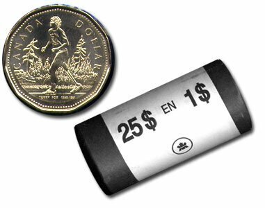 Canada. Elizabeth II. 2005. 1 dollar - a roll of 25 coins. Terry Fox. Ni-Cu. KM#. UNC.