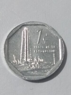 Cuba. 2015. 1 centavo CUC. Tower. Type: 2000. Aluminum 0.750 g., KM#733 UNC