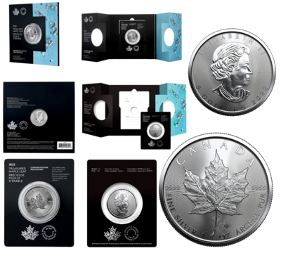 Canada. Elizabeth II. 2022. 5 Dollars. Series: Precious Maple Leaf. Congratulations. 0.9999 Silver 1.0 Oz., ASW., 31.11 g., KM # 625a. UNC. Mintage: 50,000