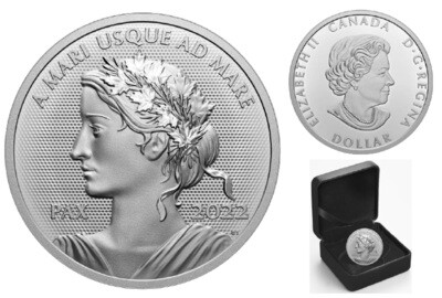 Canada. Elizabeth II. 2022. 1 Dollar. Series: Peace Dollar. #03. 0.9999 Silver 0.9891 Oz., ASW., 30.76 g. PROOF. Mintage: 5,000