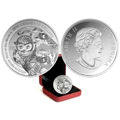 Canada. Elizabeth II. 2016. 10 Dollars. Series: Chinese Lunar Calendar. #05. 