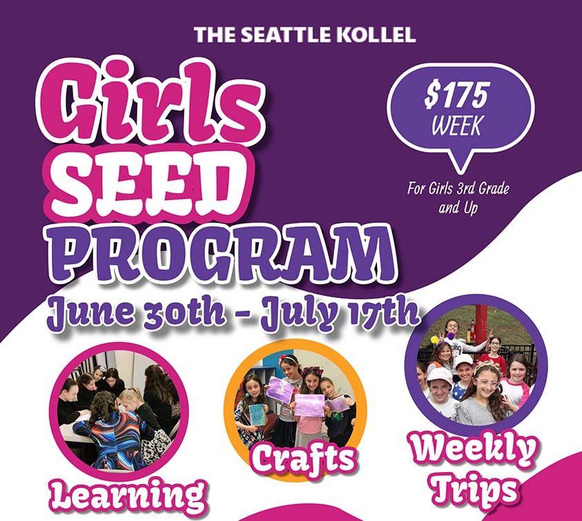 Girls SEED Program Week 3  July 14 – July 17 (Shorter Week)