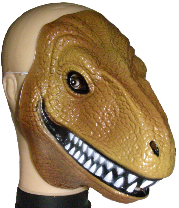 Dinosaur Mask - Brown