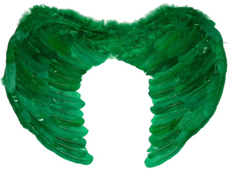 Green Feather Wings