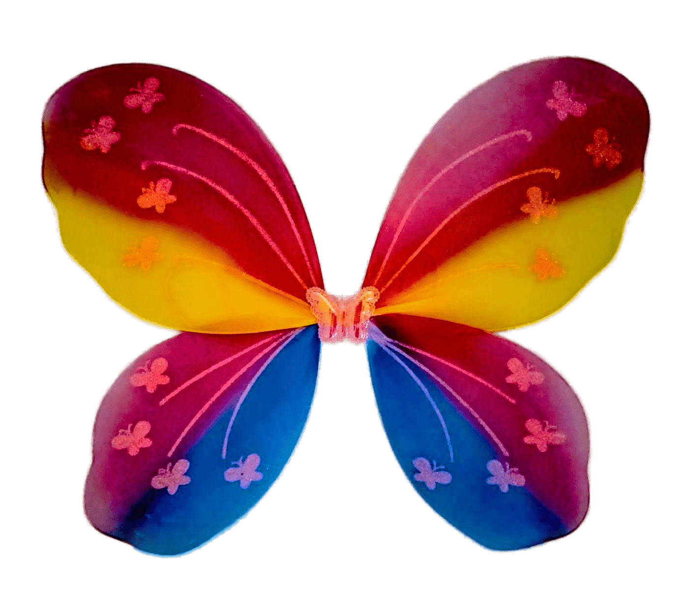 Rainbow Colour Fairy Wings