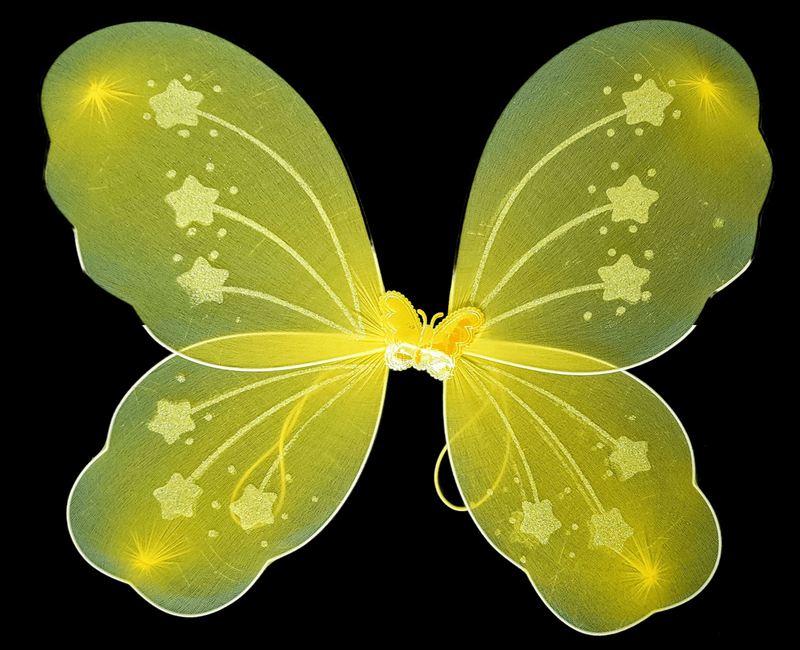 Bright Yellow - Lemon Color Fairy Wings