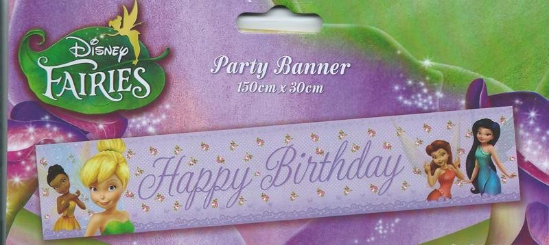 Tinker Bell Birthday Party Banner